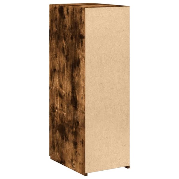 vidaXL Skjenk røkt eik 30x42,5x93 cm konstruert tre