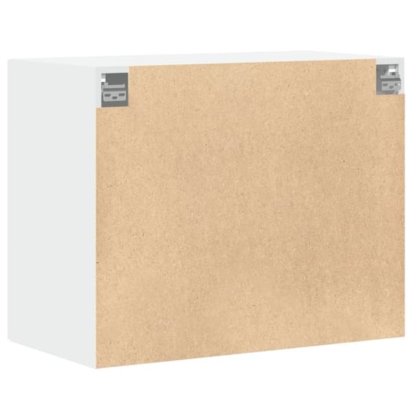 vidaXL Veggskap hvit 80x42,5x64 cm konstruert tre