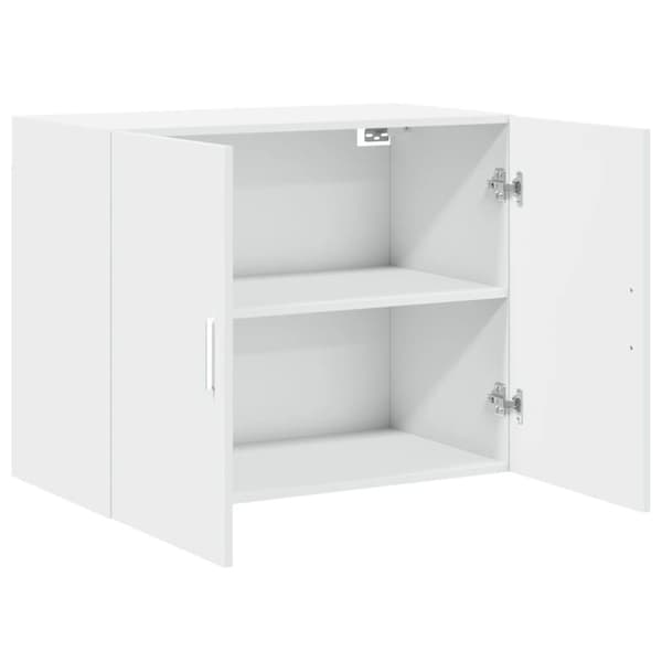 vidaXL Veggskap hvit 80x42,5x64 cm konstruert tre