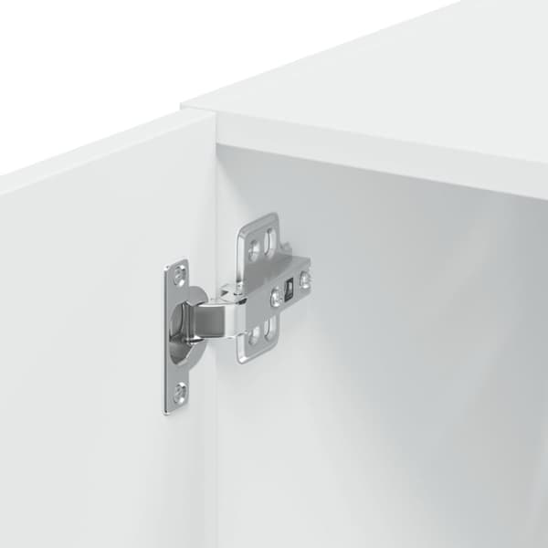 vidaXL Veggskap hvit 80x42,5x64 cm konstruert tre
