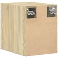 Miniatyrbilde 7 av 11: vidaXL Veggskap sonoma eik 30x42,5x40 cm konstruert tre