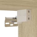 Miniatyrbilde 11 av 11: vidaXL Veggskap sonoma eik 30x42,5x40 cm konstruert tre