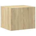 Miniatyrbilde 3 av 11: vidaXL Veggskap sonoma eik 50x42,5x40 cm konstruert tre