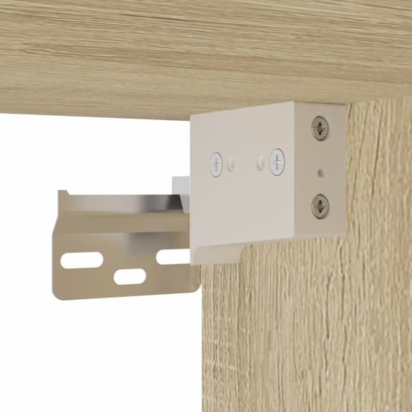 vidaXL Veggskap sonoma eik 50x42,5x40 cm konstruert tre