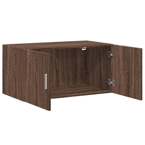 vidaXL Veggskap brun eik 80x42,5x40 cm konstruert tre