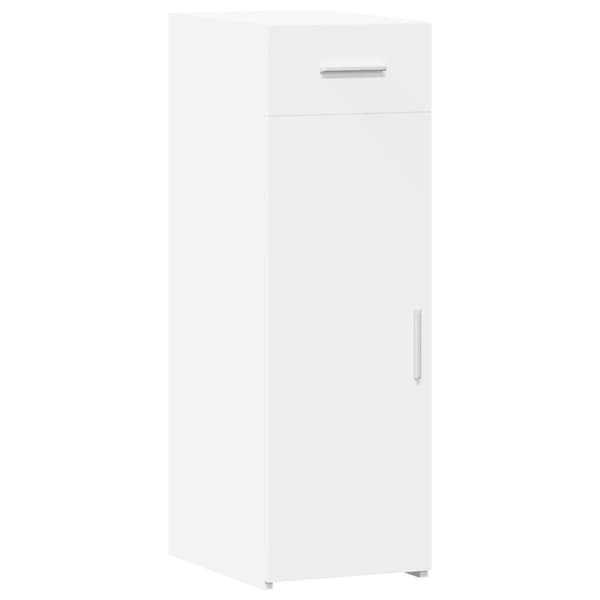 vidaXL Skjenk hvit 30x42,5x93 cm konstruert tre