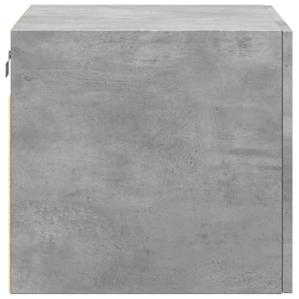 vidaXL Väggskåp betonggrå 50x42,5x40 cm konstruerat trä