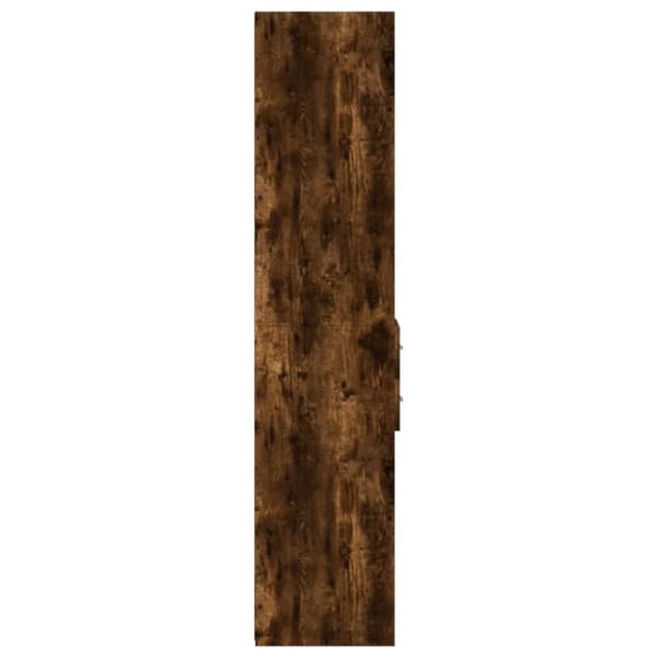 vidaXL Hylle røkt eik 30x42,5x185 cm konstruert tre