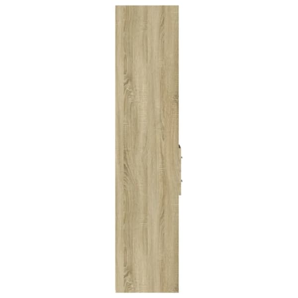 vidaXL Hylle sonoma eik 30x42,5x185 cm konstruert tre