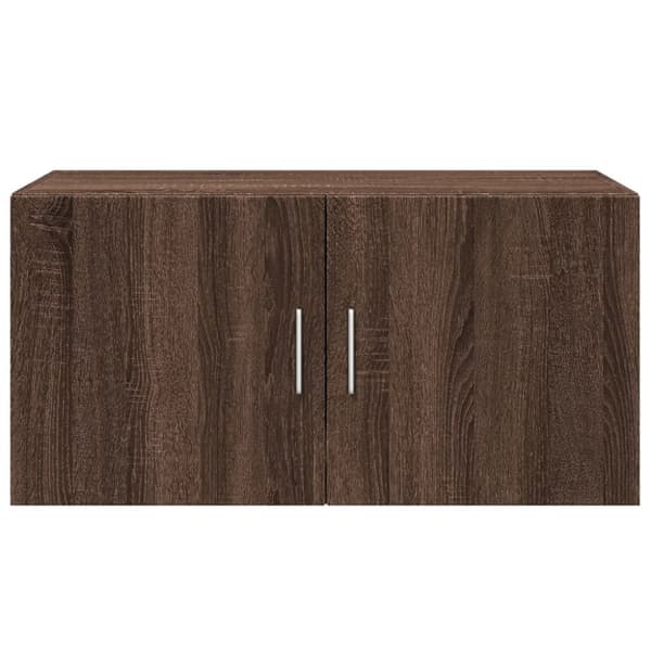 vidaXL vægskab 80x42,5x40 cm konstrueret brun egetræsfarve