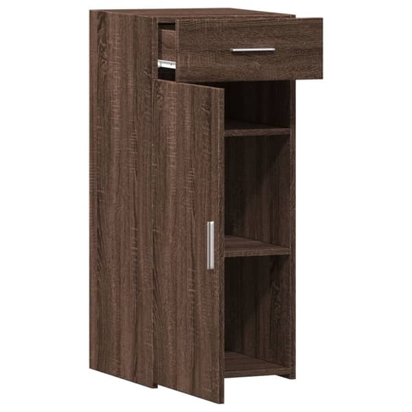 vidaXL Senkki ruskea tammi 40x42,5x93 cm tekninen puu