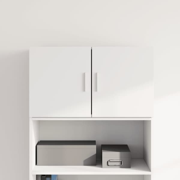 vidaXL vægskab 70x42,5x40 cm konstrueret træ hvid