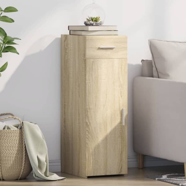 vidaXL Senkki Sonoma tammi 30x42,5x93 cm tekninen puu