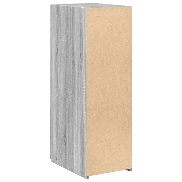 vidaXL Senkki harmaa Sonoma 30x42,5x93 cm tekninen puu