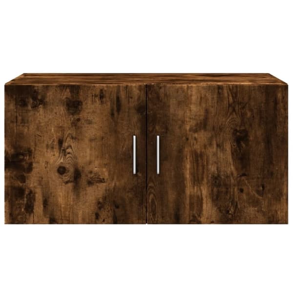 vidaXL Veggskap røkt eik 80x42,5x40 cm konstruert tre