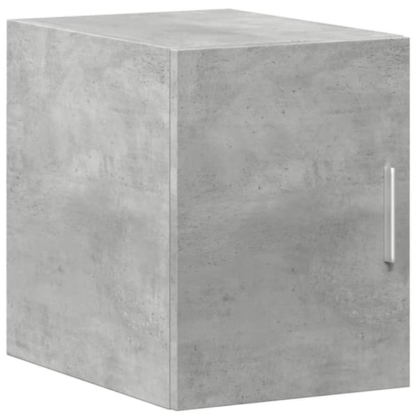 vidaXL Veggskap betonggrå 30x42,5x40 cm konstruert tre