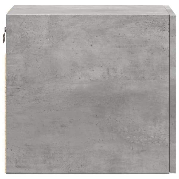 vidaXL Veggskap betonggrå 30x42,5x40 cm konstruert tre