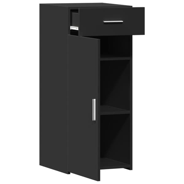 vidaXL Skjenk svart 40x42,5x93 cm konstruert tre