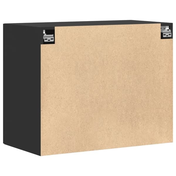 vidaXL Väggskåp svart 80x42,5x64 cm konstruerat trä