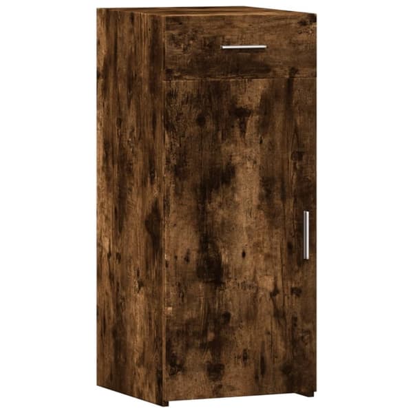 vidaXL Skjenk røkt eik 40x42,5x93 cm konstruert tre