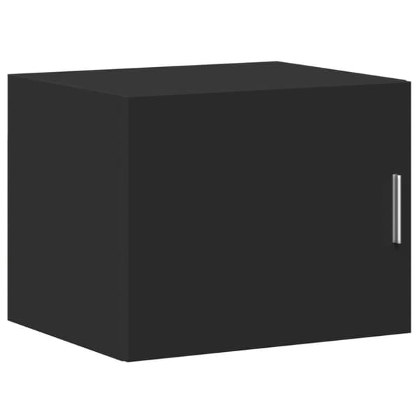 vidaXL Veggskap svart 50x42,5x40 cm konstruert tre