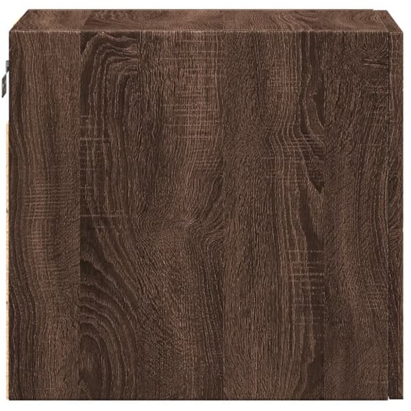 vidaXL Veggskap brun eik 30x42,5x40 cm konstruert tre