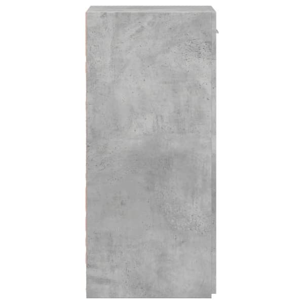 vidaXL Skänk betonggrå 40x42,5x93 cm konstruerat trä