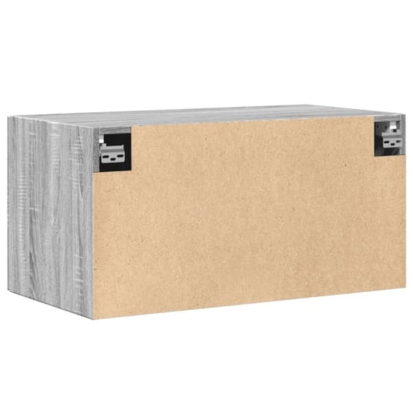 vidaXL vægskab 80x42,5x40 cm konstrueret træ grå sonoma-eg