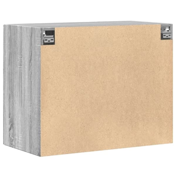 vidaXL vægskab 80x42,5x64 cm konstrueret træ grå sonoma-eg