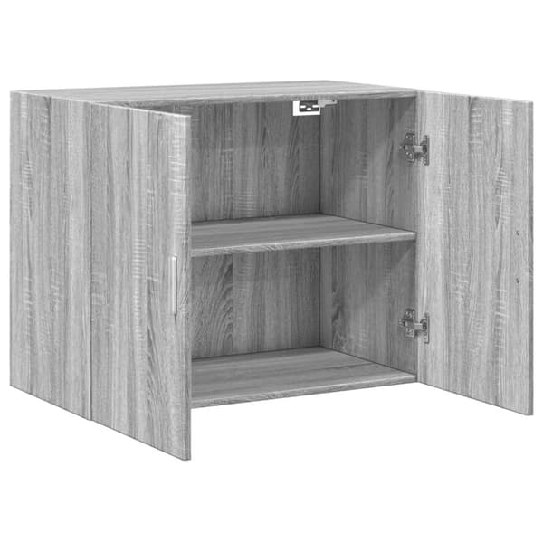 vidaXL vægskab 80x42,5x64 cm konstrueret træ grå sonoma-eg