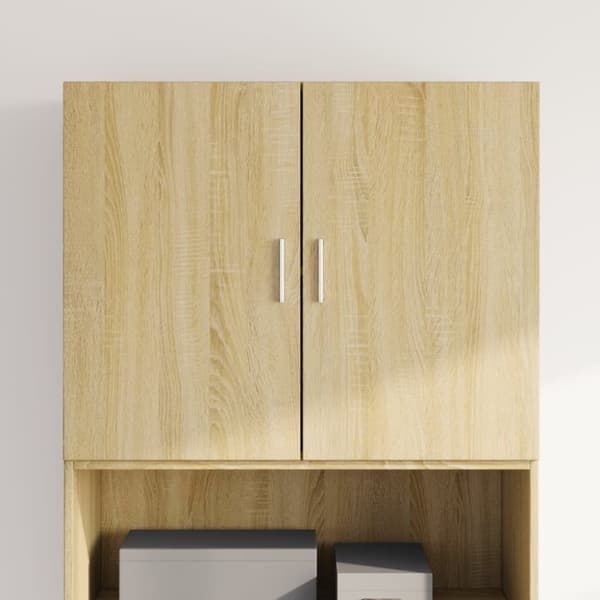 vidaXL vægskab 80x42,5x64 cm konstrueret træ sonoma-eg