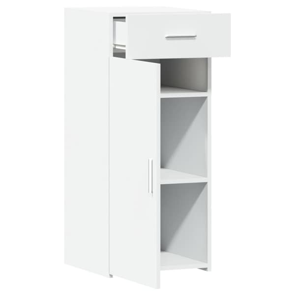 vidaXL skænk 40x42,5x93 cm konstrueret træ hvid