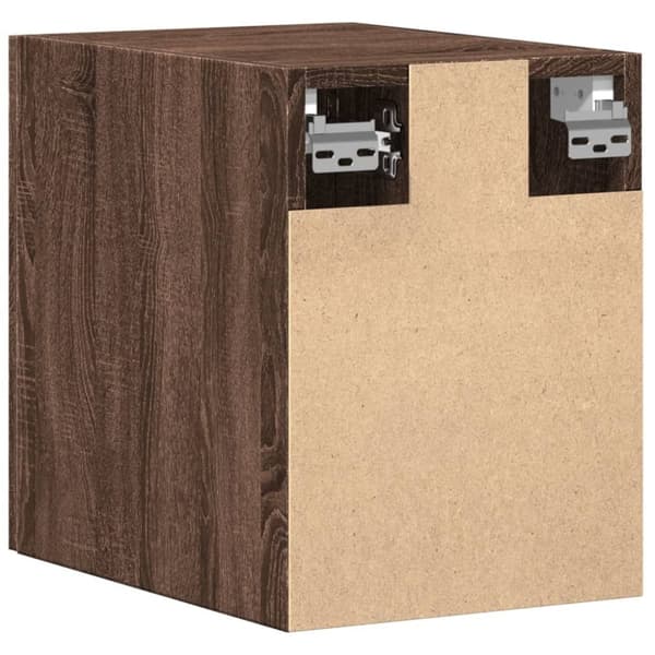 vidaXL Seinäkaappi ruskea tammi 45x42,5x40 cm tekninen puu