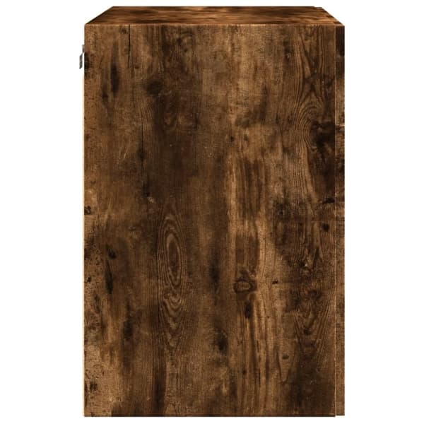 vidaXL vægskab 80x42,5x64 cm konstrueret træ røget egetræsfarve