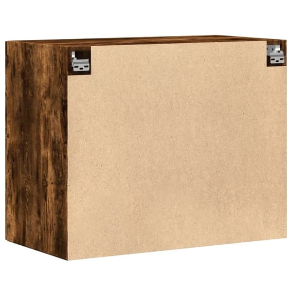 vidaXL vægskab 80x42,5x64 cm konstrueret træ røget egetræsfarve