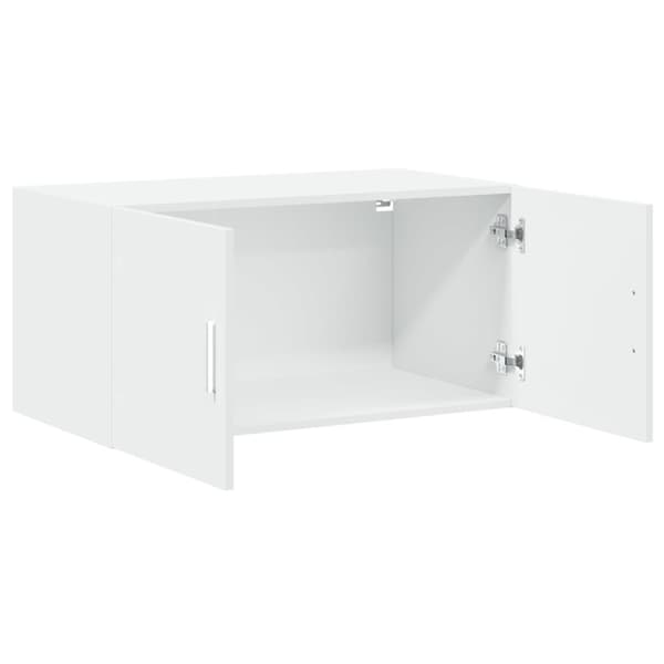 vidaXL vægskab 80x42,5x40 cm konstrueret træ hvid