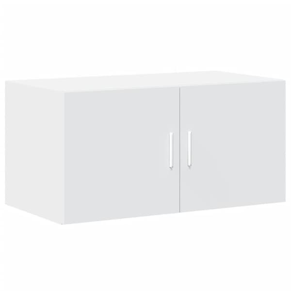 vidaXL vægskab 80x42,5x40 cm konstrueret træ hvid