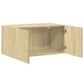 Miniatyrbillede 8 af 11: vidaXL vægskab 80x42,5x40 cm konstrueret træ sonoma-eg