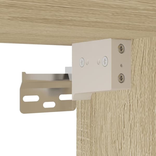 vidaXL vægskab 80x42,5x40 cm konstrueret træ sonoma-eg