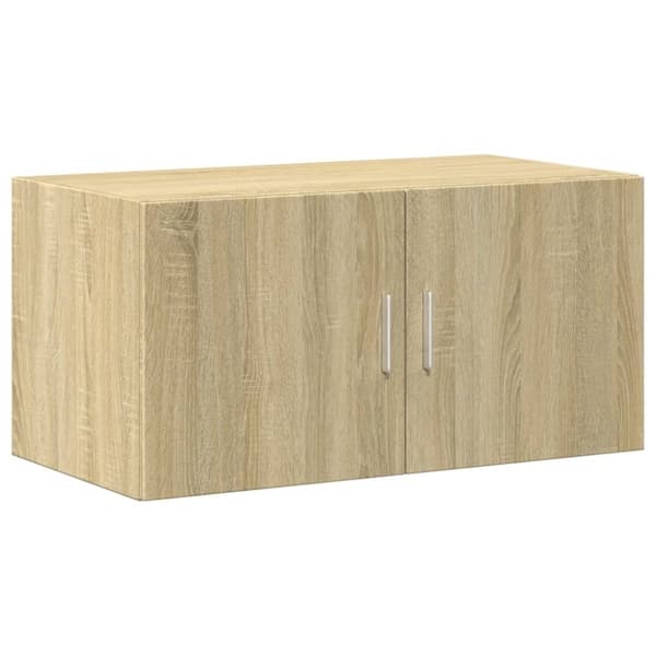 vidaXL vægskab 80x42,5x40 cm konstrueret træ sonoma-eg