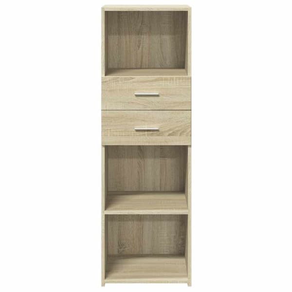 vidaXL Kaappi Sonoma-tammi 40x42,5x124 cm tekninen puu