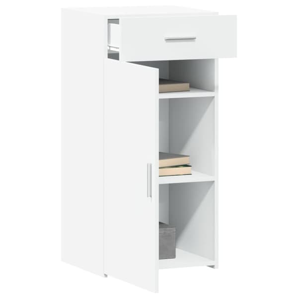 vidaXL skænk 45x42,5x93 cm konstrueret træ hvid