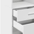 Miniatyrbilde 9 av 11: vidaXL Hylle hvit 50x42,5x124 cm konstruert tre