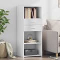 Miniatyrbilde 2 av 11: vidaXL Hylle hvit 50x42,5x124 cm konstruert tre