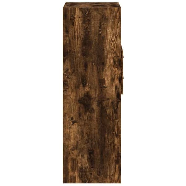 vidaXL Hylle røkt eik 40x42,5x124 cm konstruert tre
