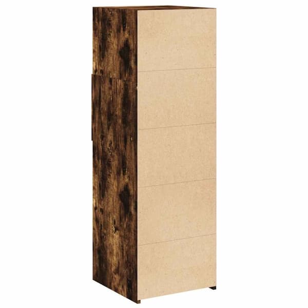vidaXL Hylle røkt eik 40x42,5x124 cm konstruert tre