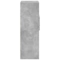Miniatyrbilde 6 av 11: vidaXL Hylle betonggrå 40x42,5x124 cm konstruert tre