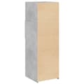Miniatyrbilde 7 av 11: vidaXL Hylle betonggrå 40x42,5x124 cm konstruert tre