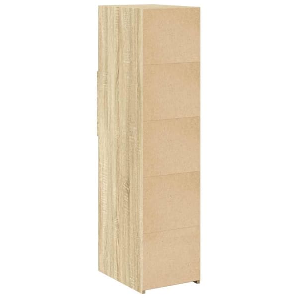 vidaXL Hylle sonoma eik 30x42,5x124 cm konstruert tre