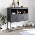 Pikkukuva 4 / 11: vidaXL Senkki antrasiitti 100,5x39x107 cm teräs